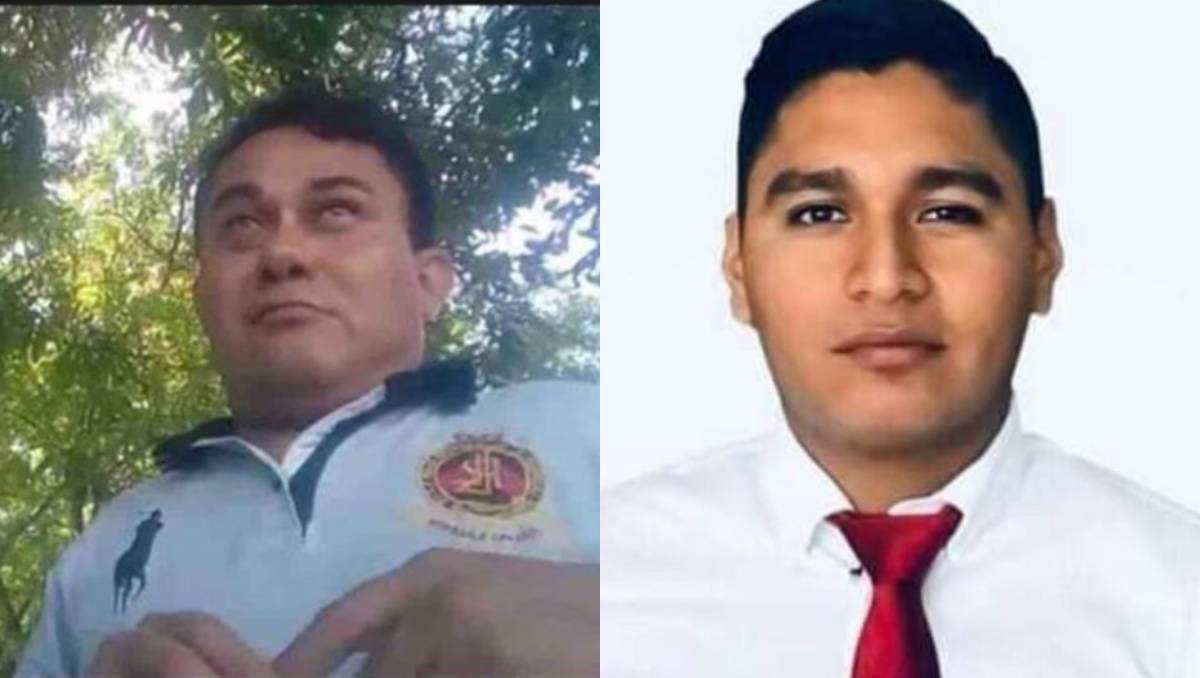 El periodista Nelson Matus Peña y del activista Ulises Nava. (Especial).