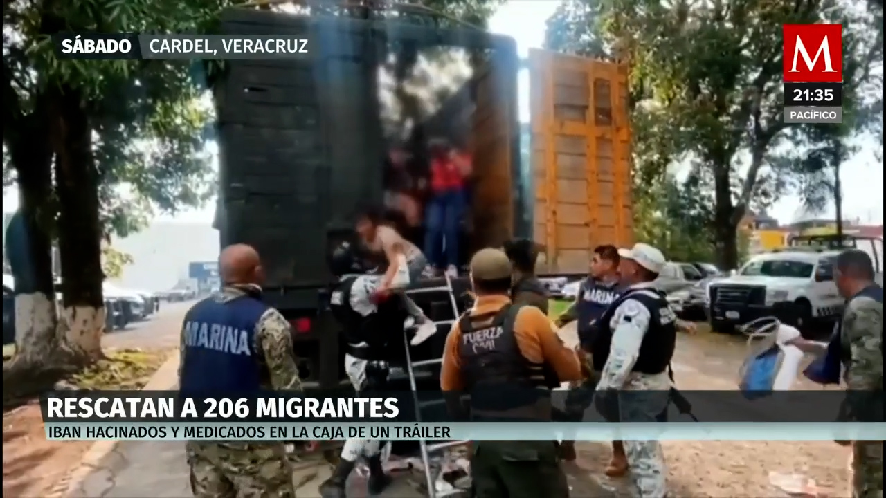 Rescate de 206 migrantes, incluyendo 20 niños, en Veracruz: un acto humanitario crucial