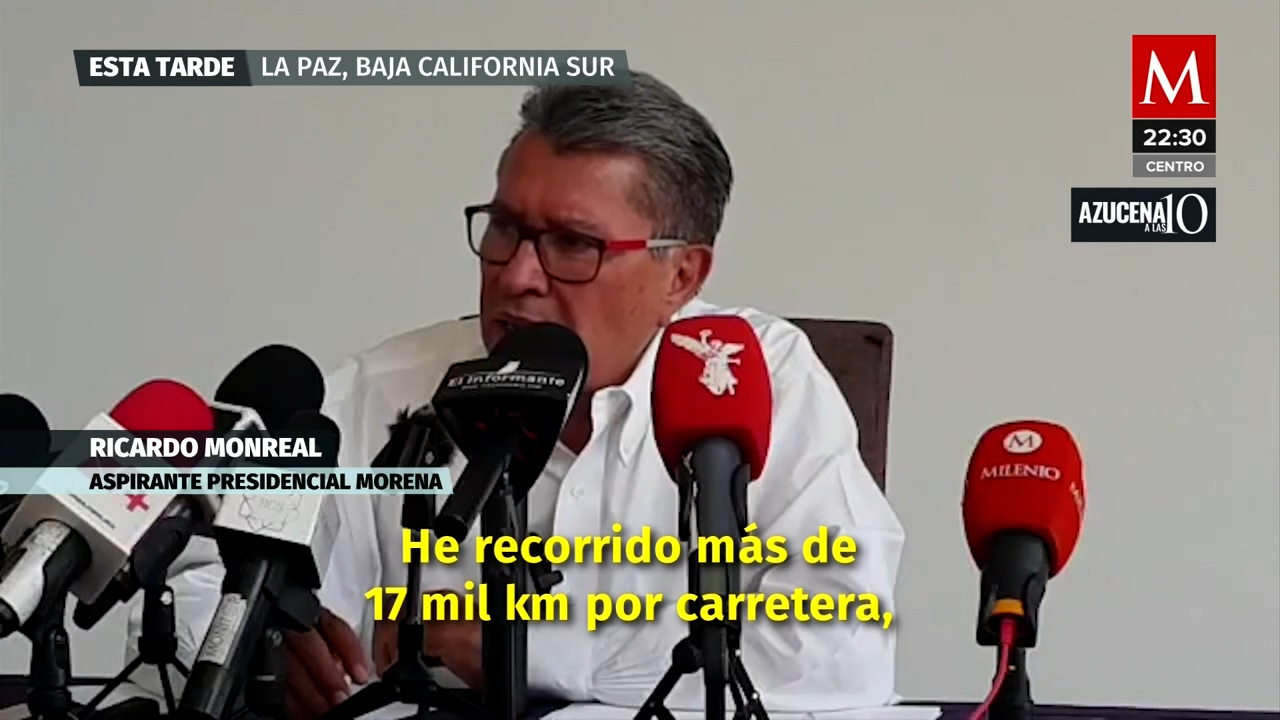 Ricardo Monreal desde Baja California: Crítica al uso de espectaculares