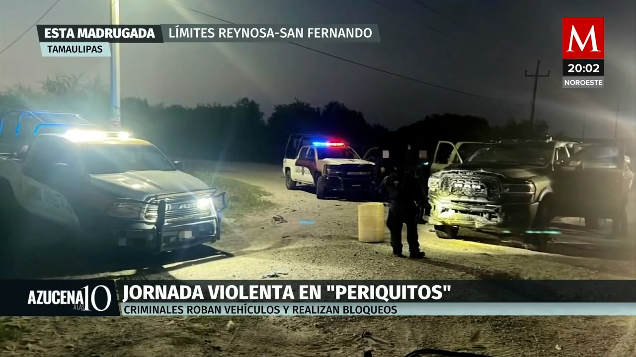 Alerta de seguridad en Reynosa, Tamaulipas: Sujetos armados y bloqueos en el ejido "Doroteo Arango