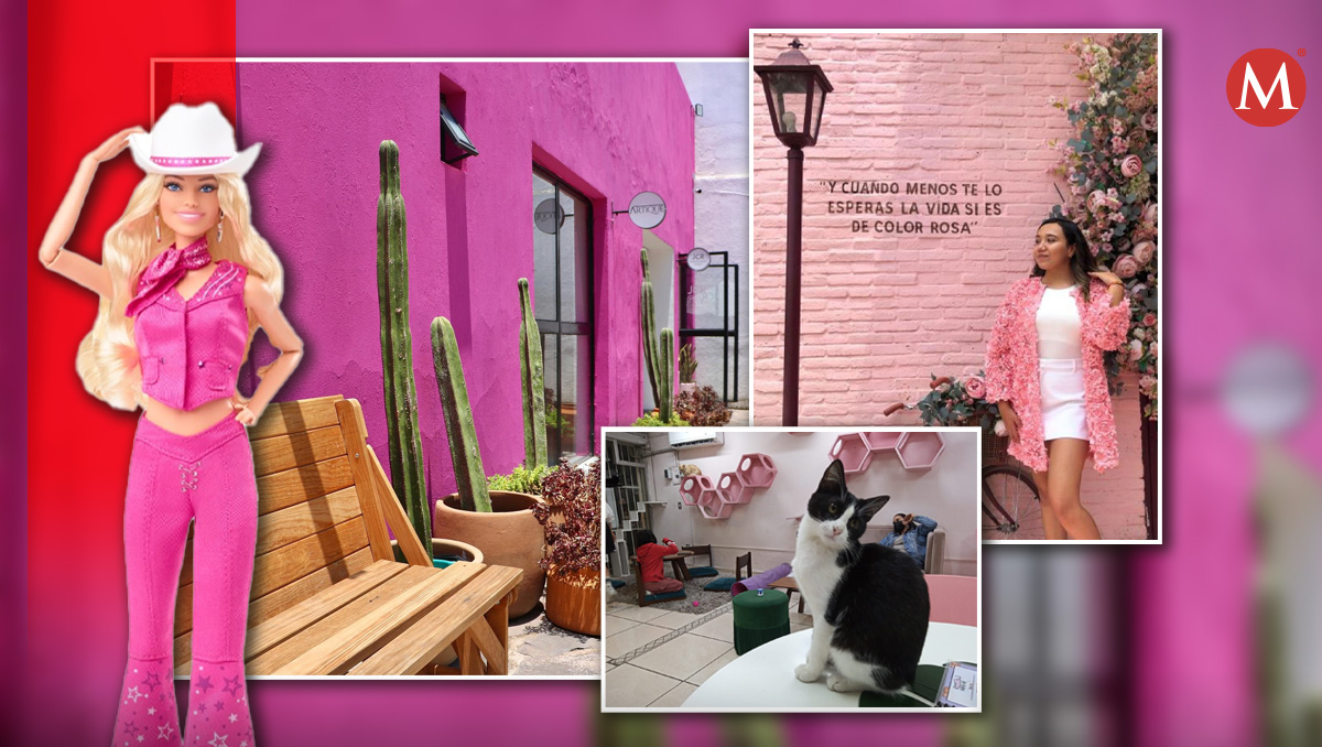 Conoce estos lugares rosas en Guadalajara para tomarte tus fotos inspiradas en Barbie (Facebook y Cortesía Mattel)
