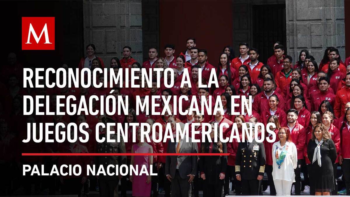 Entrega de reconocimientos a la delegación mexicana en los XXIV Juegos Centroamericanos y del Caribe