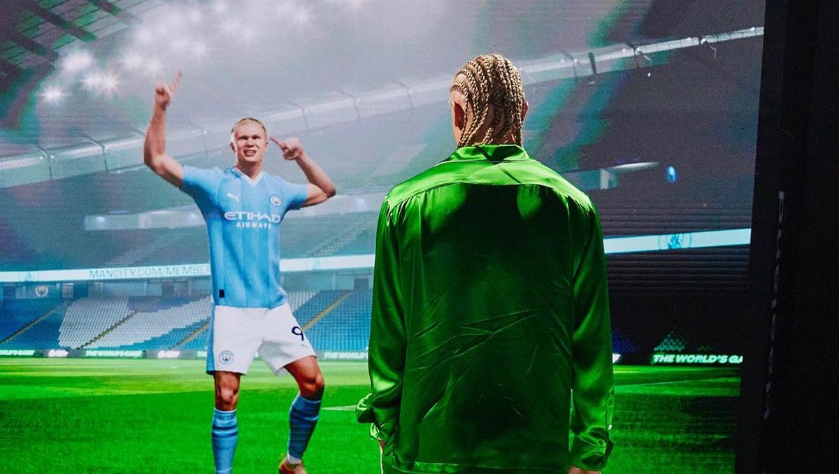 Erling Haaland recreado con IA genera controversia y miedo en internet (IG: @erling.haaland)
