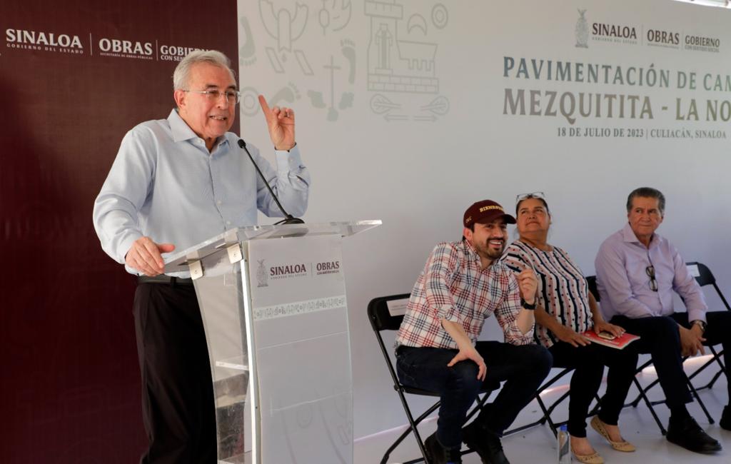 Estamos buscando que se comuniquen los pueblos: Rocha Moya