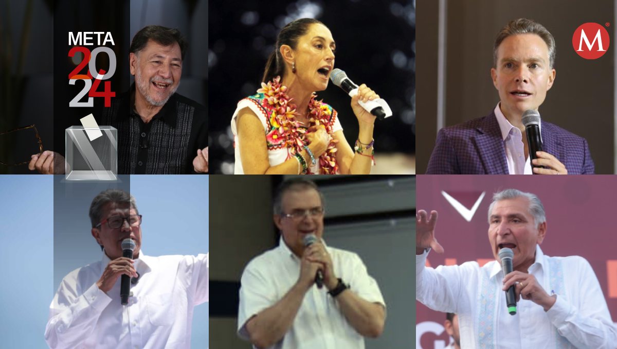 Gira de 'corcholatas' presidenciales, 20 de julio. (Especial)