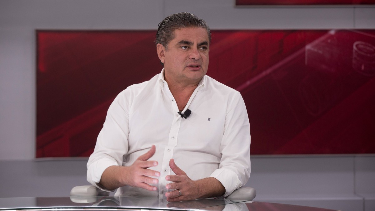 Luis Espinoza Cházaro, coordinador del PRD en la Cámara de Diputados.  | Hazel Xala