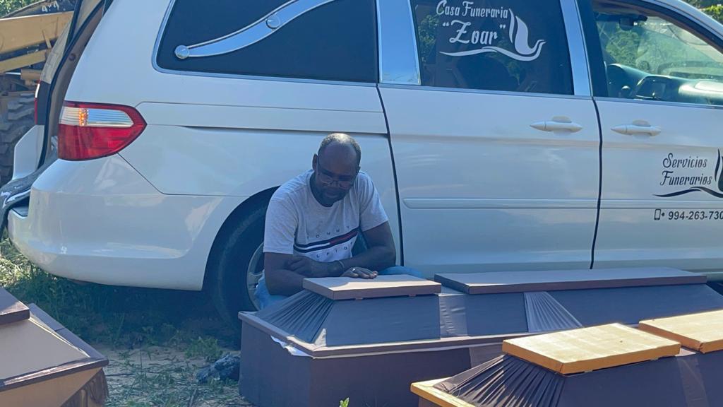 Sepultan a migrantes africanos en Oaxaca