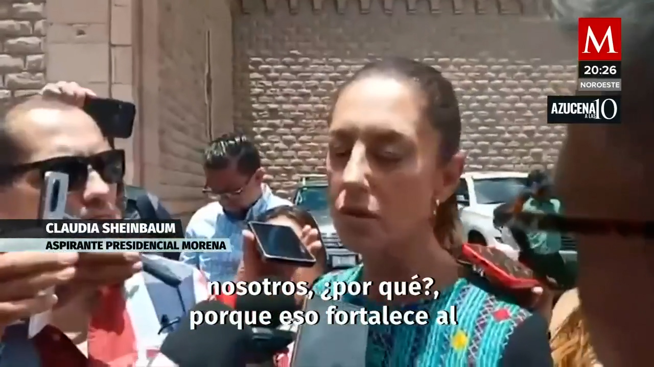 Claudia Sheinbaum rechaza debates mientras lidera las encuestas