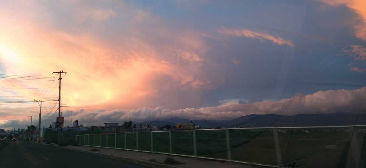 Clima en Pachuca, con probabilidades de lluvia en la tarde. (Eduardo González)