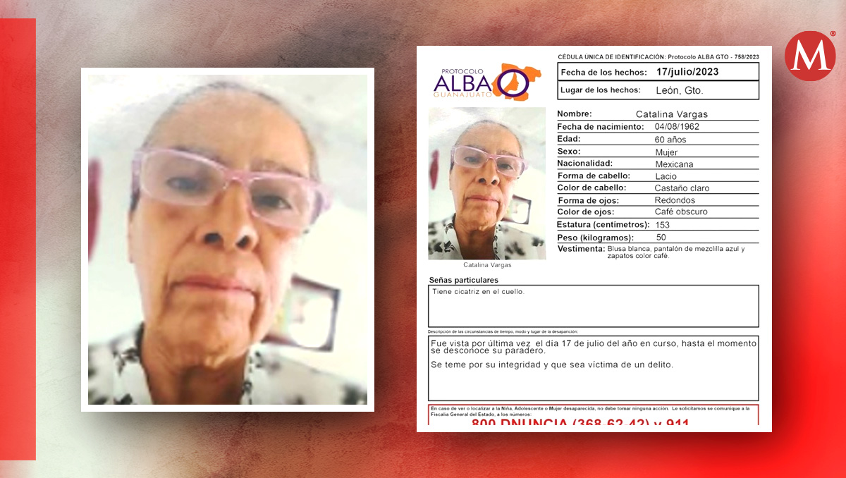Desaparece Catalina Vargas, madre buscadora en León