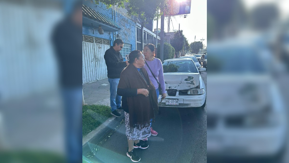 Mujer accidentada en carambola | Especial