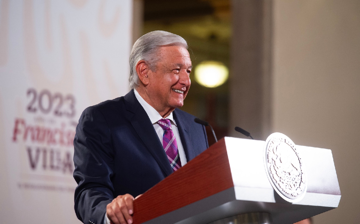 El Presidente llevó a cabo su conferencia de prensa mañanera en Palacio Nacional. | Cortesía