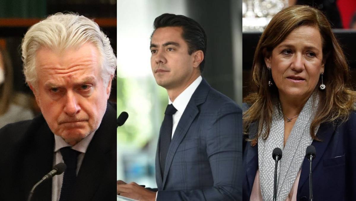 Santiago Creel, Fernando Macías y Margarita Zavala. (Especial).