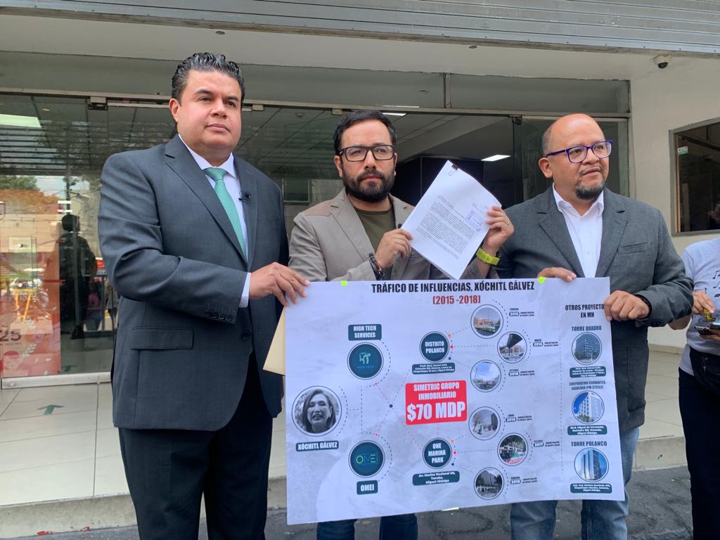 Xóchitl Gálvez fue denunciada por enriquecimiento ilícito, tráfico de influencias, conflicto de interés y corrupción. | Carlos Vega