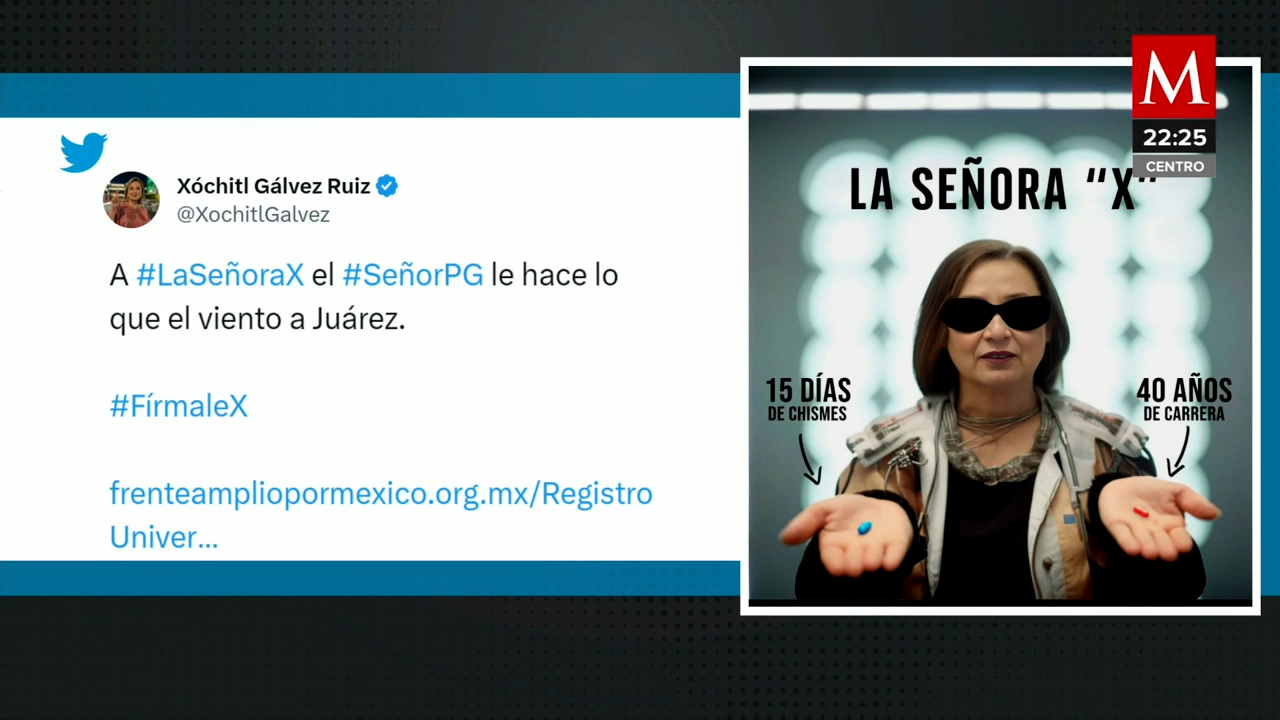 Xóchitl Gálvez: La 'Señora X' denuncia y llama a sus simpatizantes