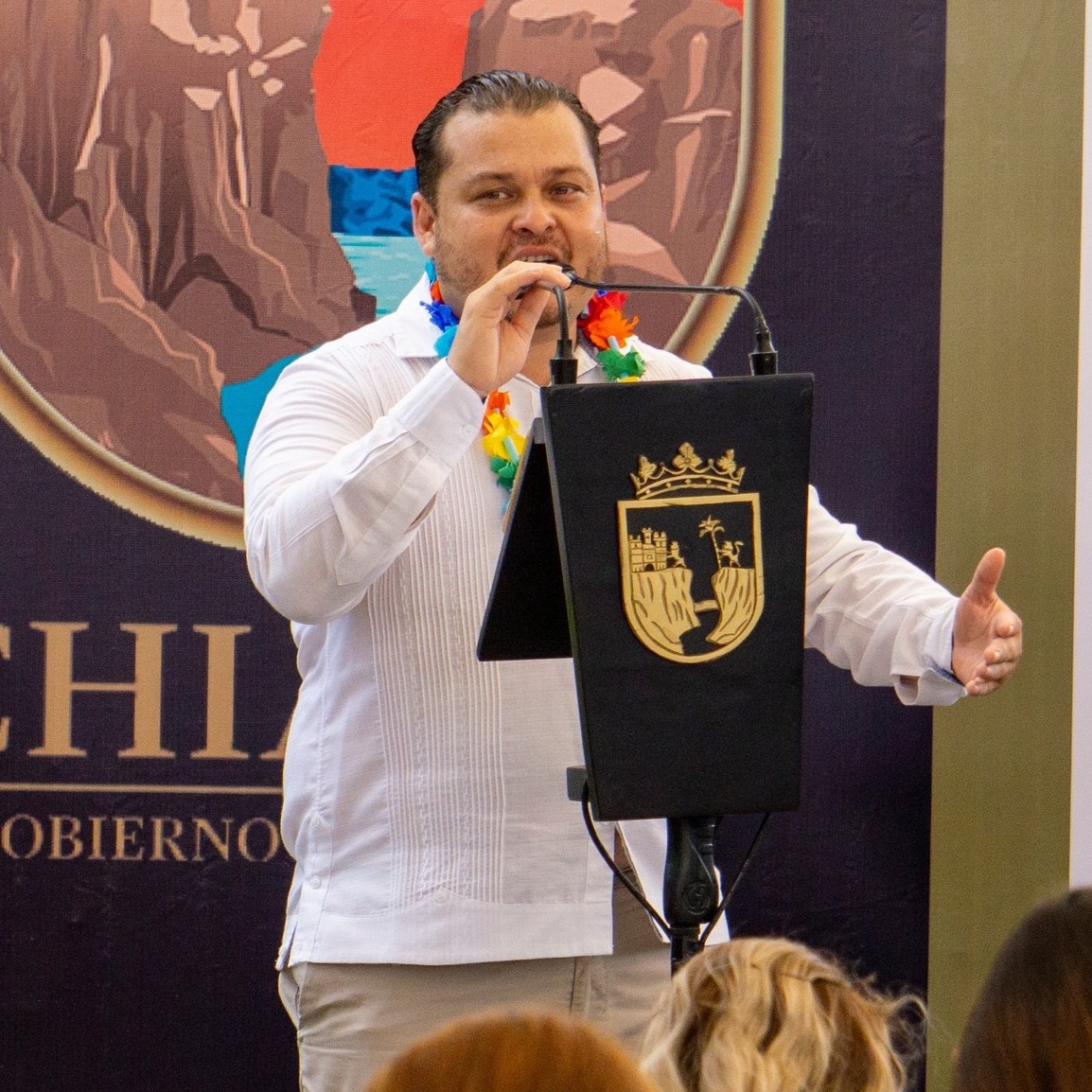 Presidente municipal de Cacahoatán, Rafael Inchong Juan.