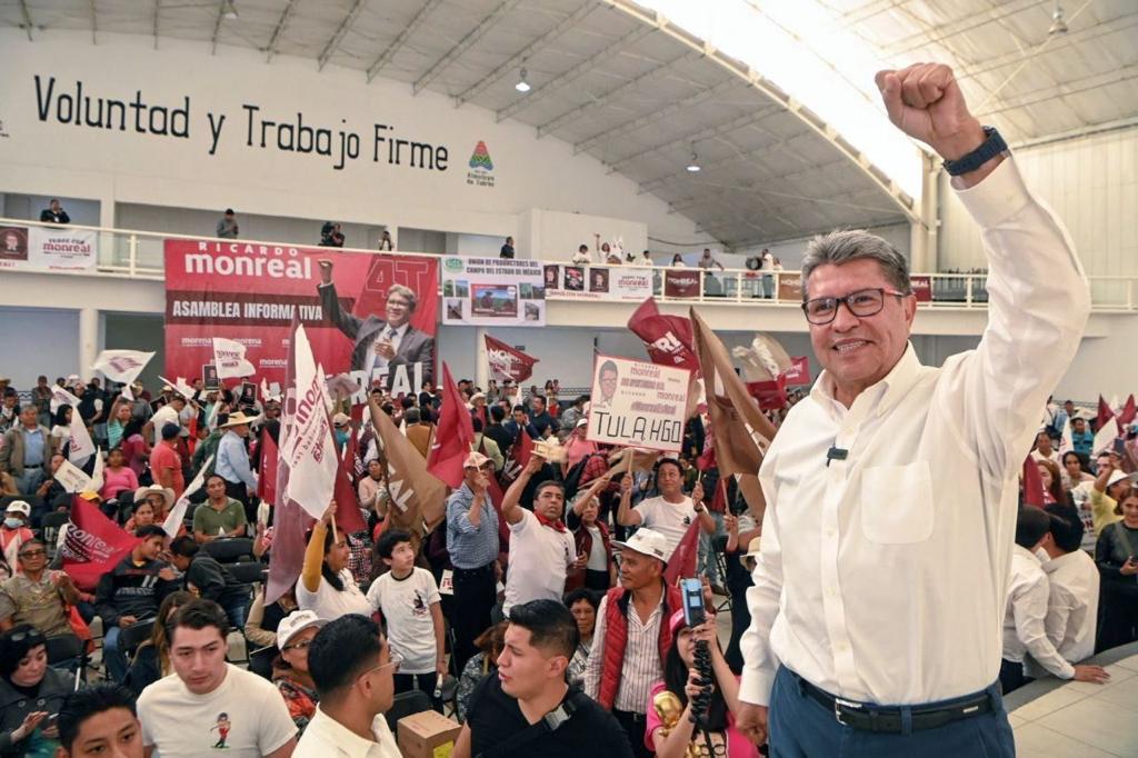 Programas sociales, producto de la lucha y el trabajo de Morena, afirma Ricardo Monreal