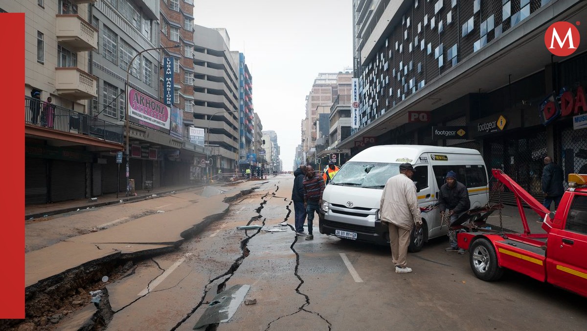Explosión en Johannesburgo, Sudáfrica / AFP