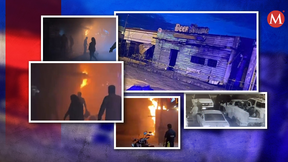 Incendio en el bar Beer House desde diferentes perpectivas gracias a los videos en redes sociales. (Especial)