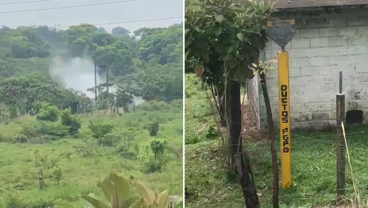 La fuga de gas en Nanchital se reportó alrededor de las 10:00 horas. | Especial