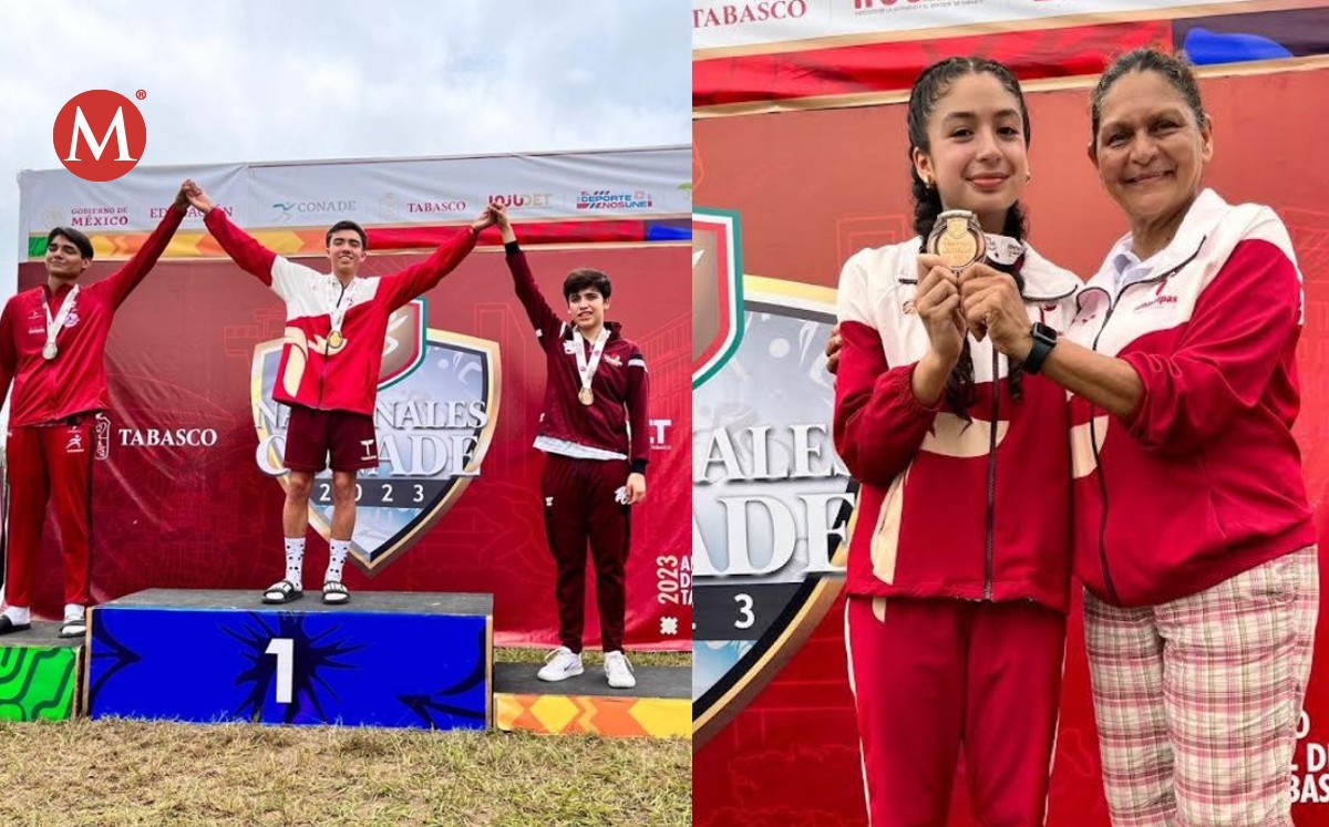 Tamaulipecos obtienen cuatro medallas en Nacionales Conade 2023