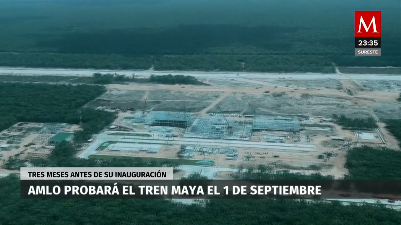 AMLO supervisa Tren Maya y aeropuerto de Tulum en un emocionante recorrido