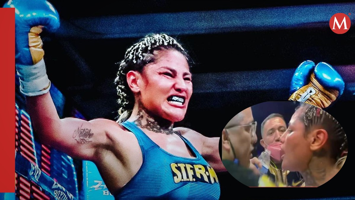 'Barby' Juárez lanzó agua contra uno de sus compañeros de equipo en una pelea.