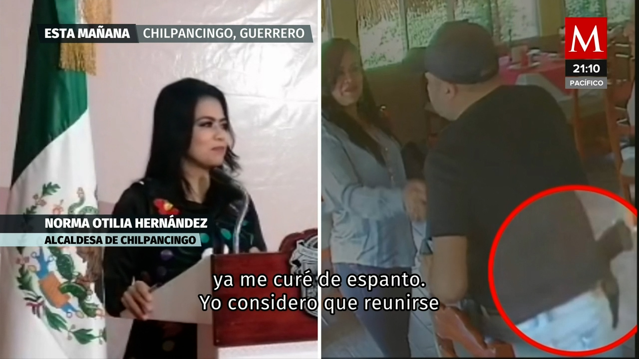 Alcaldesa de Chilpancingo niega temor ante supuesta difusión de videos con criminales
