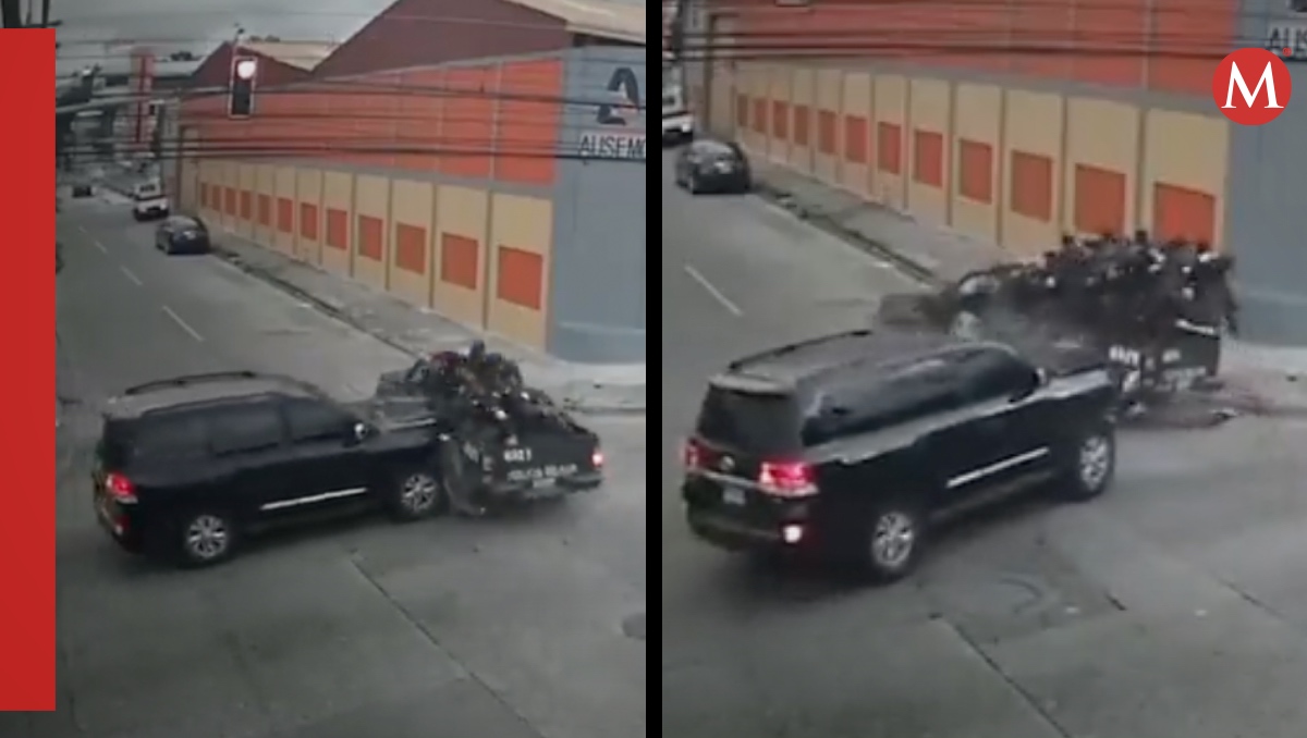 Camioneta choca contra patrulla llena de militares | ESPECIAL