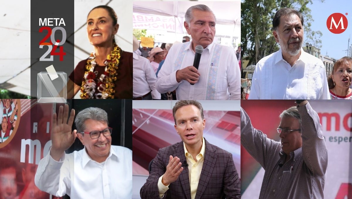 Las 'corcholatas' continúan este martes 25 de julio de 2023 con sus giras. | Jesús Quintanar, Jorge Carballo, Ariel Ojeda y Raúl Palacios.