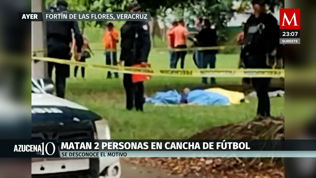 Doble asesinato durante un partido de fútbol en Veracruz