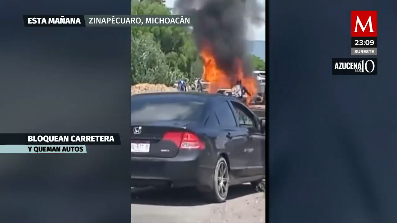 Enfrentamiento Armado y Bloqueos en Zinapécuaro, Michoacán