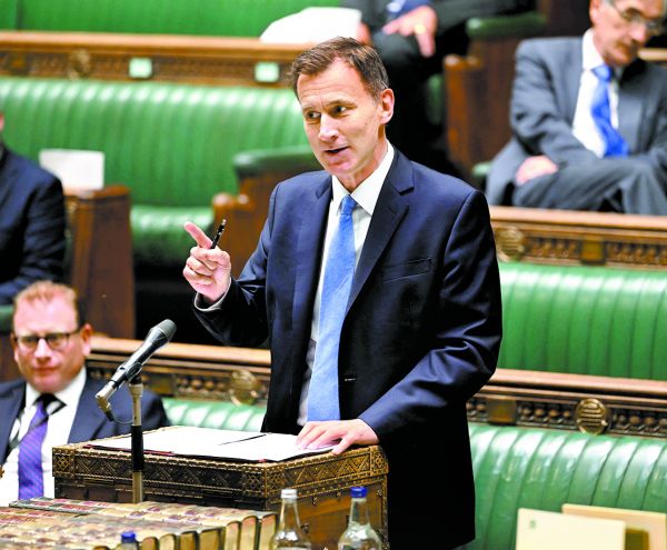 Jeremy Hunt no ofrece planes radicales. REUTERS