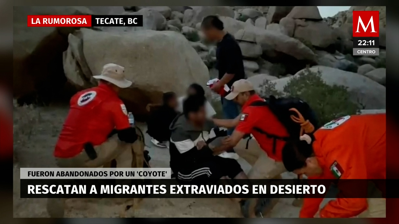 Rescate heroico en La Rumorosa: Cinco migrantes sobreviven 15 horas de angustia y peligro