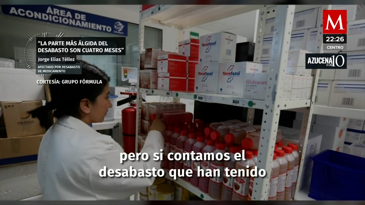 Jorge Elías Téllez expone la crisis del desabasto de medicinas psiquiátricas en protesta
