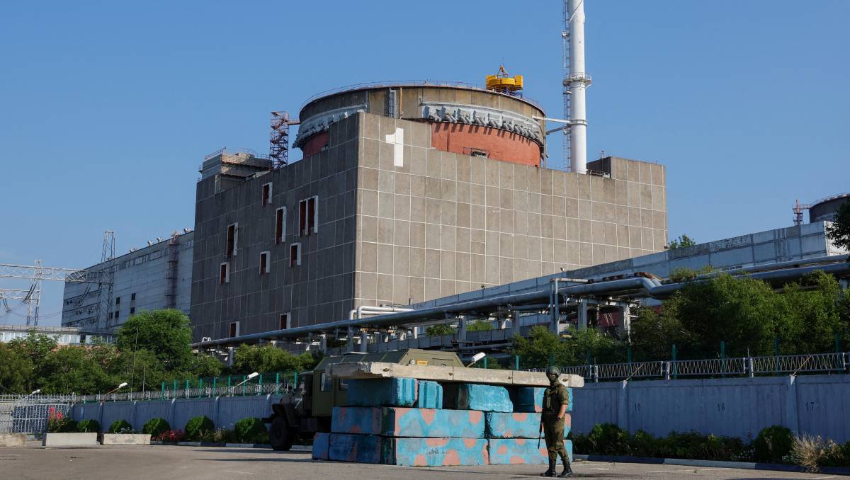 La planta nuclear de Zaporiyia es la más grande de Europa. (Reuters).