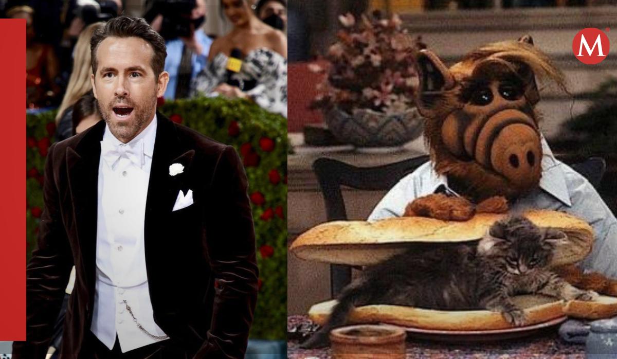 Ryan Reynolds y Alf/ Twitter