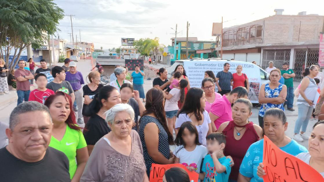 Vecinos del 5 de mayo en Gómez Palacio. | Especial