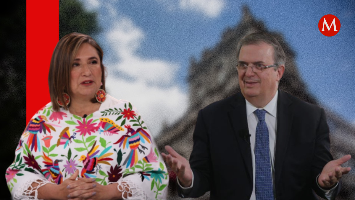 Xóchitl Gálvez prefiere round con Ebrard para 2024 | Diseño Milenio