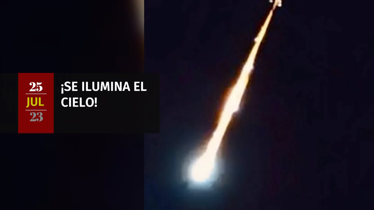 Captan destello en el cielo en Jalisco. Selene Flores, 25 de julio de 2023