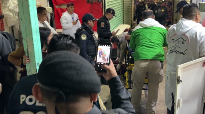 Carnicero atacado a balazos dentro del Plaza Merced 2000. ( Carlos Tejeda)