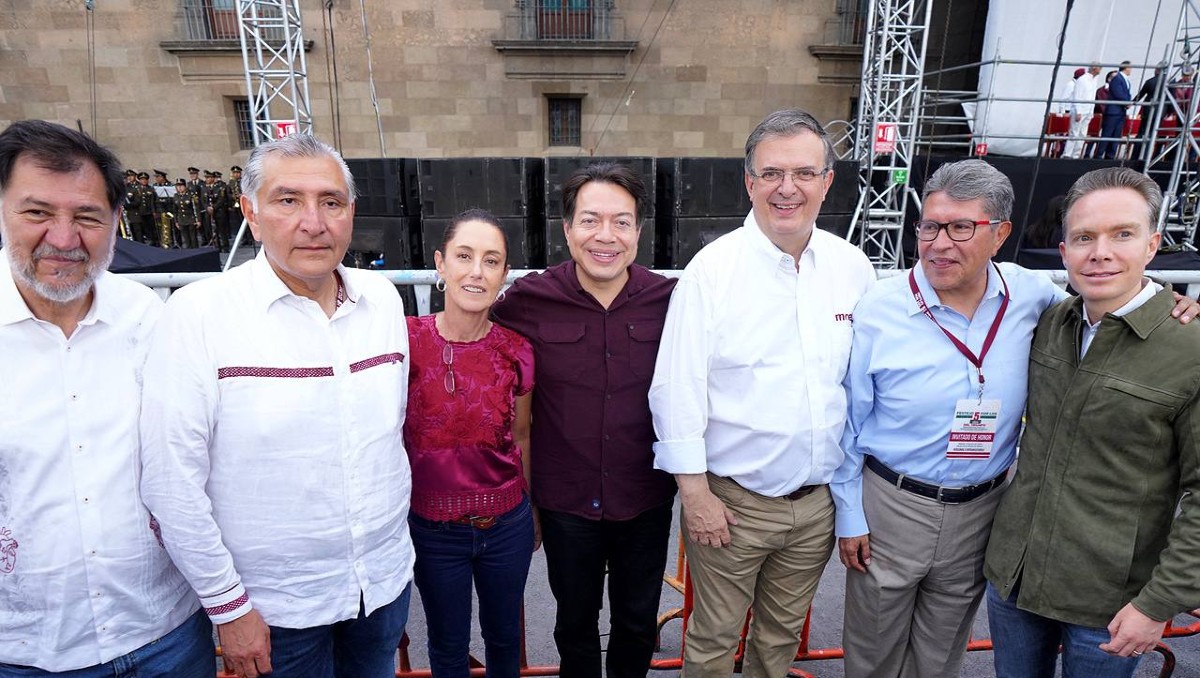 Delgado recordó que la relevancia del proceso interno de Morena es la unidad, | Twitter