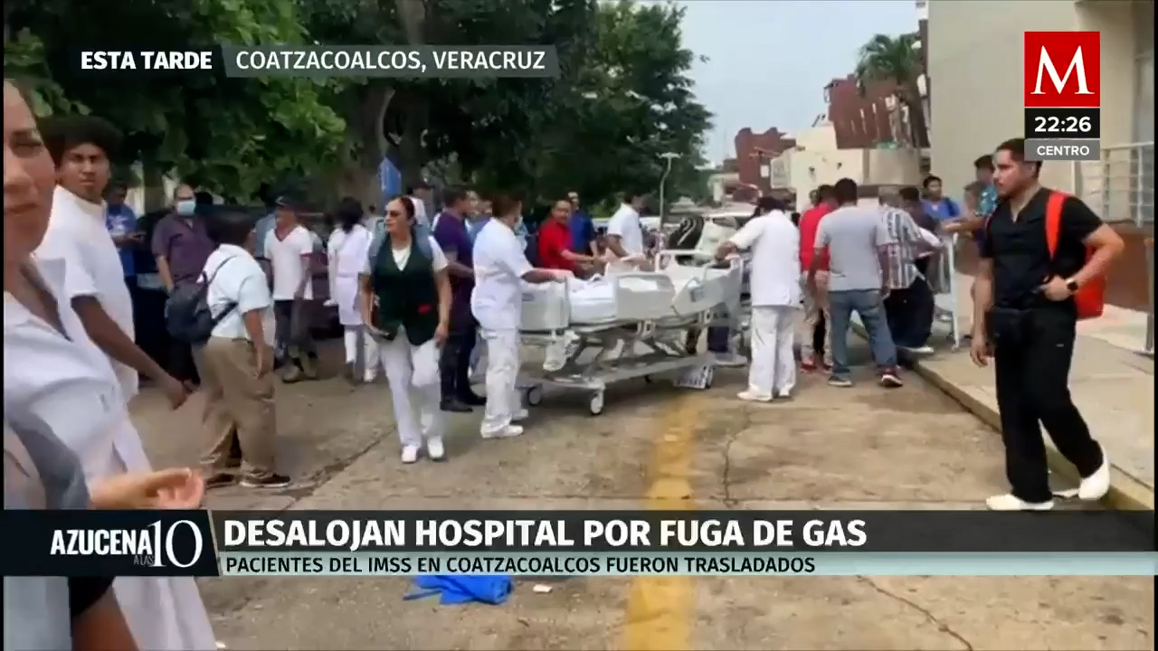 Emergencia en Veracruz: Fuga de gas en el HGZ 36 de Coatzacoalcos obliga a evacuar a médicos