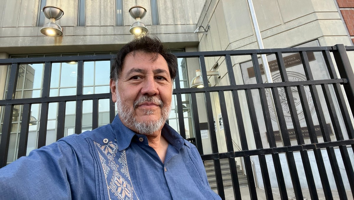 Gerardo Fernández Noroña está en Nueva York. | Twitter