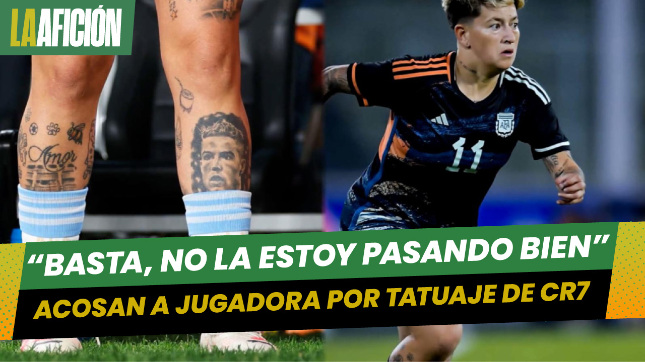 Jugadora de Argentina es ATACADA por tener un tatuaje de Cristiano Ronaldo