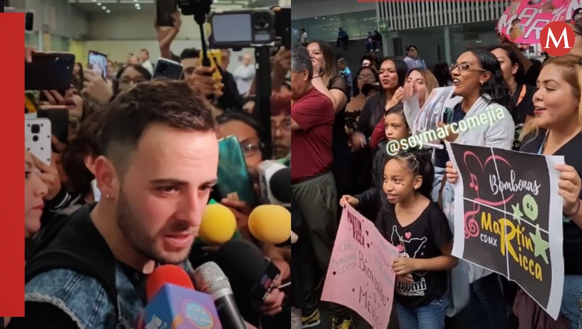 Martín Ricca es recibido en el aeropuerto | Captura