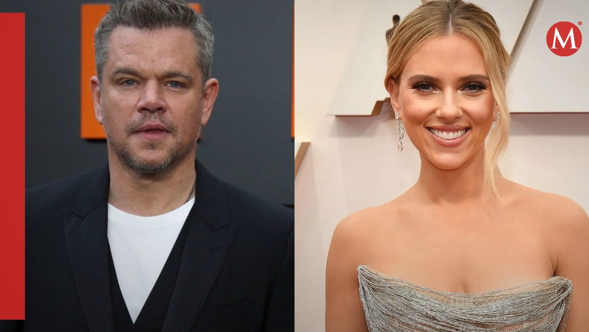 Matt Damon comparte su "desagradable" experiencia al besar a Scarlett Johansson