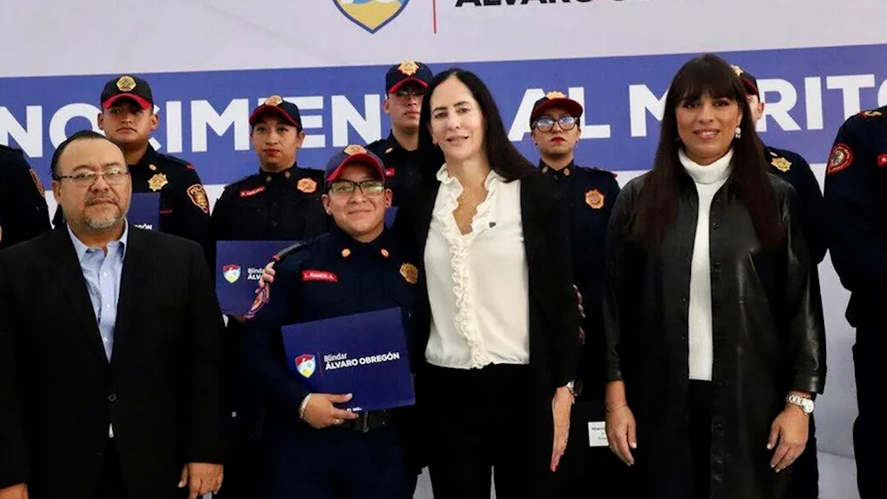 Séptima entrega al mérito policial a elementos de “Blindar Álvaro Obregón” en Ciudad de México