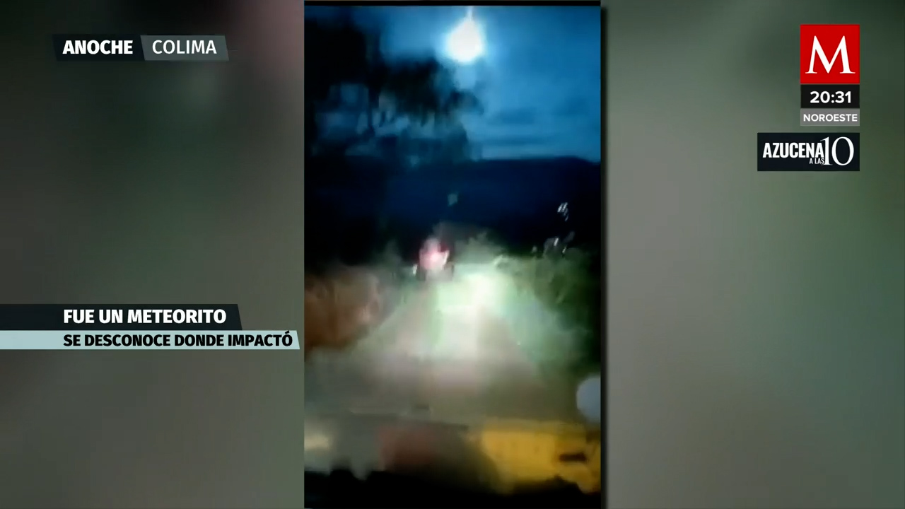 Impacto de meteorito en el cielo mexicano: Avistamiento confirmado por protección civil Michoacán