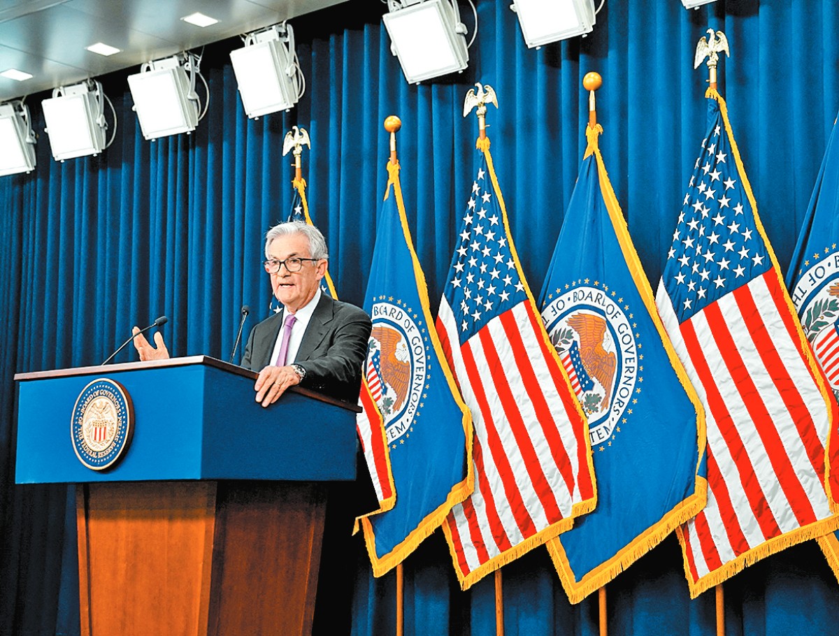 Jerome Powell, presidente de la Fed. KEVIN LAMARQUE/REUTERS